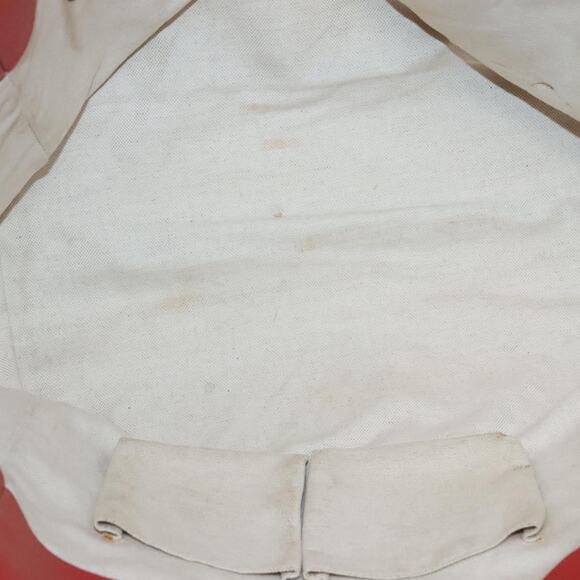 GUCCI Tote Bag Leather Red Gold - Picture 14 of 16